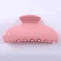 Molla per capelli rosa per donne ragazze, grande pinza per capelli elegante accessorio stile. - Grande Pinza per Capelli / Rosa