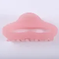 Molla per capelli in acetato rosa 8.5cm accessorio elegante minimalista per uso quotidiano - Rosa (Colore 31)
