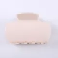 Minimalistische hellrosa Acetat Haarklammer 6.5cm, schicke modische Haarstyling Accessoires. - 6.50cm / Hellrosa