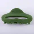 Molla per capelli verde da donna, elegante fermaglio in acetato per capelli spessi e quotidiano. - Verde (Colore 35)