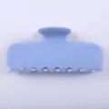 Molla per capelli glitterata azzurro chiaro 10cm, accessorio elegante per donne e ragazze. - Pinza per capelli / Blu Chiaro Brillante