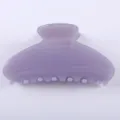 Molletta per capelli in acetato viola da donna, accessorio per styling minimalista, 8.5cm - Pinza per Capelli Minimalista / 8.5cm / Viola chiaro