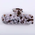 Elegante molletta per capelli in acetato 10cm clip artiglio tartarugato accessori per acconciature - Pinza per capelli / Frammentato Multicolore