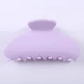 Semplice molletta per capelli viola 8.5cm accessori in acetato per stile quotidiano. - Stile Liscio Semplice / Viola chiaro