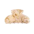 Pinza per capelli in acrilico geometrica coreana foglia d'oro traslucida accessorio moda - Marmo Traslucido a Foglia d'Oro
