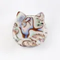 Retro mini molletta capelli orecchio di gatto resina forcina stile dolce accessori moda - Forma Mini Orecchio di Gatto / Motivo a Conchiglia Iridescente