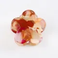 Molletta per capelli a fiore colorata, mini clip in PVC carina per styling quotidiano. - Glitter Dorato Patchwork Retrò (Colore 5)