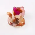 Grazioso artiglio per capelli gatto acetato colorato mini pinze accessori styling - Mini Mollone per Capelli / Gatto Marmo Multicolore