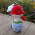 Mignon pot champignon peluche porte-clés, doux pendentif poupée pour sacs et clés. - Champignon