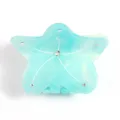 Molla per capelli Stella marina Blu Acrilico Strass Luminoso Accessori Capelli Donna - Ciano
