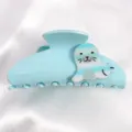 Molla per Capelli Azzurra Foca Carina PVC Accessorio per Styling di Capelli Minimalista Donna - Pinza per Capelli Decorazione Foca
