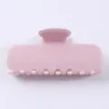 Molletta per capelli glitter rosa accessorio per capelli in acetato stile donna 1pz - Paillettes Rosa