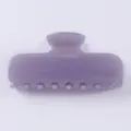 Molla per capelli viola, fermaglio minimalista in acetato per donne e ragazze stile. - Viola Chiaro Traslucido