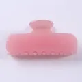Molla per capelli in acetato rosa da donna, accessorio minimalista elegante per acconciatura. - Stile Rettangolare Geometrico Di Moda Semplice Rosa
