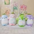 Set di portachiavi pinguino in peluche carino, ciondolo animale morbido per borse e regali. - Stile Misto