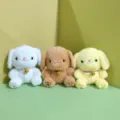 Cute fluffy puppy plush keychain pendant stuffed animal toy bag ornament nice gift - 12cm Bead Chain / Mixed Assortment