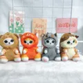 Adorable colgante de peluche de gato transformacion animal, llavero suave y esponjoso. - Surtido mixto