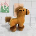 Cute plush horse keychain, soft brown stuffed pony toy bag charm for daily decoration. - Custom / Logo Printable (Consult Support)