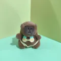Cute capybara plush toy with pineapple bikini design, soft doll pendant for bags and keys. - Yellow / 12cm Bead Chain