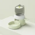 Mignon Distributeur Automatique de Nourriture Oreilles de Chat Vert pour Chiens Chats - Vert