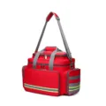 Bolsa médica de emergencia de Oxford impermeable roja, bolso de primeros auxilios con correa. - Rojo