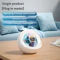 Plug-in watch winder single slot automatic mechanical watch shaker with blue mood lights. - Single Item [Rechargeable & Wired - Built-in Lithium Battery]