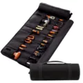 Borsa per attrezzi in tela resistente impermeabile organizer multifunzionale per chiavi. - Nero