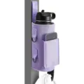 Magnetische fitness waterflessenhouder met telefoonzak en haak in paars voor sport. - 6 Magneten + Siliconen Gesp / Paars