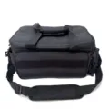 Multifunctional black oxford cloth tactical tool storage bag for camping and electrician use. - Black Strap