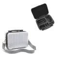 Hard Shell Drone Carrying Case Silver Storage Box Portable Shoulder Bag for Mini 3 Pro - Silver Shoulder Hardshell Bag
