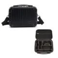 Hard shell storage bag for Nintendo Switch, black portable carry case with custom foam slots. - Black Shoulder Carrying Case for Switch
