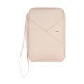 Multifunctionele paspoorthouder reisetui documentenorganizer met polsband en RFID bescherming. - Klein (Zonder Riem) / Roze