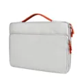 Grijs 16 inch laptophoes met oranje handvat schokbestendige notebooktas business - 16" / Elegant Grijs