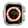 Carcasa protectora de metal para reloj inteligente accesorio plateado resistente - Plata mate