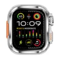 Funda protectora de metal para Apple Watch, carcasa robusta estilo deportivo variante opción. - Plateado Brillante