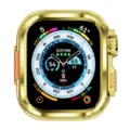 Elegante funda protectora de metal dorado para Apple Watch, carcasa estilo SPORT. - Oro Brillante