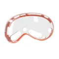 Beschermhoes detail voor Apple Vision Pro, transparante TPU en PC cover voor VR headset. - Oranje