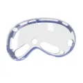 Transparante TPU PC beschermhoes detailweergave voor MR headset met uitsparingen. - Blauw