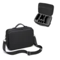 Black hard shell carrying case with shoulder strap for drone storage and accessories - AIR1 Nylon Black Storage Case