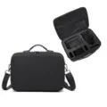 Black storage bag for drone accessories, portable shoulder bag with custom foam interior. - Single Shoulder Style / Black