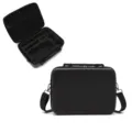 Hard shell storage bag for DJI Mavic 3, black carbon texture shoulder case with custom foam. - Shoulder Bag / Black