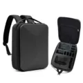 Black Hard Shell Backpack Travel Storage Case Bag for Mini Series Drone Accessories - Approx. 37*27*13.5cm / MINI 3/3 PRO/MINI 4 PRO Hard Shell Backpack