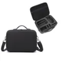 Black drone storage bag variant with shoulder strap and custom foam interior for portable travel. - Regular Fit / Black