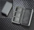 Portable 3-slot watch travel case grey leather mechanical watch storage box organizer zipper. - 3-Slot / Gray