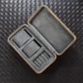 Portable leather travel watch case with 2 slots, watch organizer box for men and women. - 2-Slot with Ring Pillow / Brown