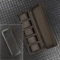 5-Slot Watch Travel Case Portable Leather Watch Storage Box Organizer with Pillows - 5-Slot / Coffee