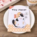 Süße Glückskatze Haftnotizen Notizblock 30 Blatt schreibwaren Geschenk für Schüler und Kinder. - Dreifarbige Katze / 30 Blatt