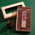 Metal hollow bookmark rose flower style with exquisite gift box and delicate backing card. - Rose Moon Galaxy [Gift Box Set]