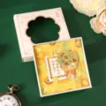 Segnalibro in metallo con girasole e confezione regalo, perfetto per studenti e lettori. - Girasoli (confezione regalo)
