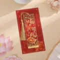 Chinesischer Stil Metall Lesezeichen ausgehöhlt mit Quaste Koi Fisch Briefpapier Geschenk. - Quadratisches Lesezeichen - Strahlende Zukunft